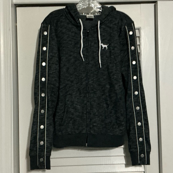 Victoria's Secret Jackets & Blazers - Victoria's Secret Pink Charcoal Hoodie